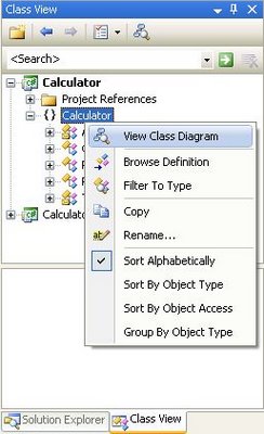 Visual Studio 2008 - Generate Class Diagram From Source Code