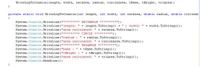 Visual Studio 2008 - Refactoring, Generated Method