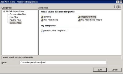 BizTalk - Create a property schema