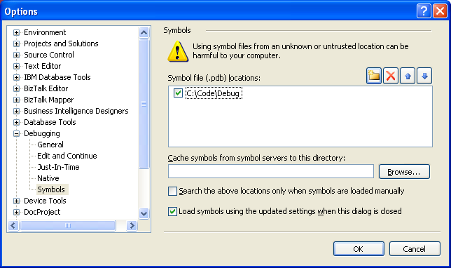 visual-studio-load-symbols