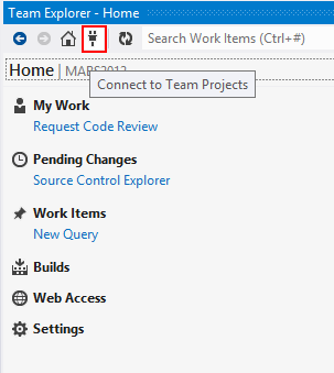 git code cloning repository visual getting studio explorer team click clone local link under repositories section button